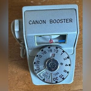 Vintage Canon Booster Meter For FTB Series Film Cameras w/ Case Made In Japan